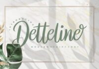 Detteline Font - Featured Image