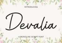 Devalia Font - Featured Image