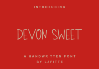 Devon Sweet Font - Featured Image