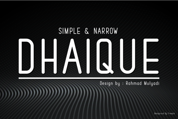 Dhaique Font - Featured Image