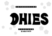 Dhies Font - Featured Image