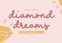 Diamond Dreams Font - Featured Image