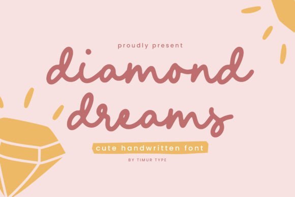 Diamond Dreams Font - Featured Image