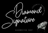 Diamond Signature Font - Featured Image