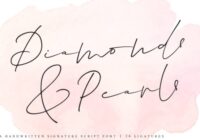 Diamonds & Pearls Font - Featured Image