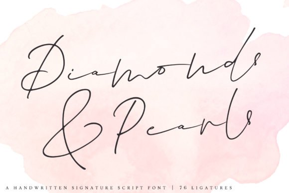 Diamonds & Pearls Font - Featured Image