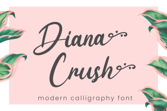 Diana Crush Font - Featured Image