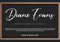 Diane Evans Font - Featured Image
