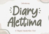 Diary Alettima Font - Featured Image