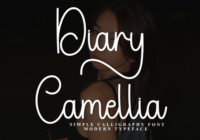 Diary Camellia Font - Featured Image