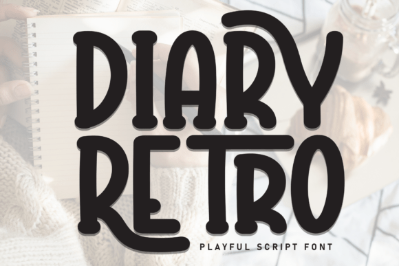 Diary Retro Font - Featured Image