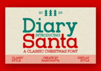 Diary Santa Font - Featured Image