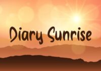 Diary Sunrise Font - Featured Image