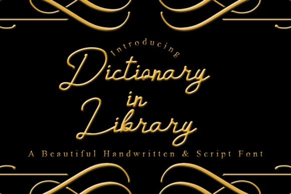 Dictionary in Library Font - Featured Image