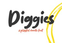 Diggies Font - Featured Image