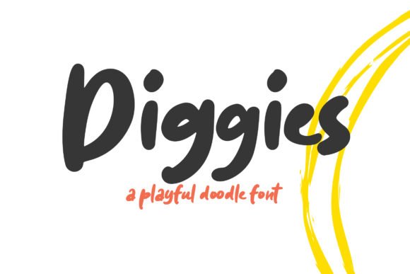 Diggies Font - Featured Image