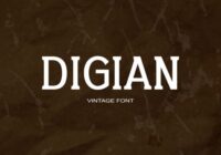 Digian Font - Featured Image