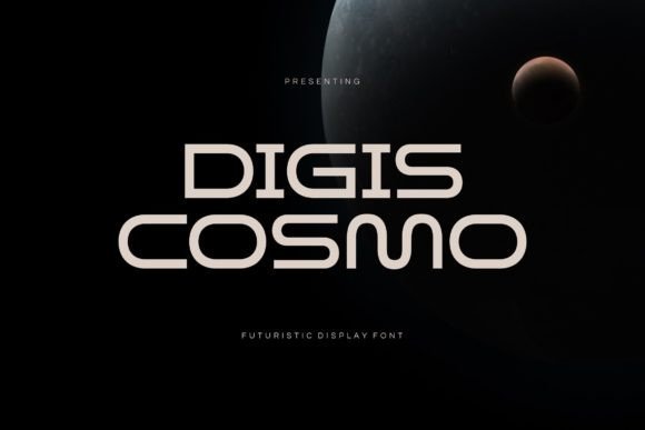 Digis Cosmo Font - Featured Image