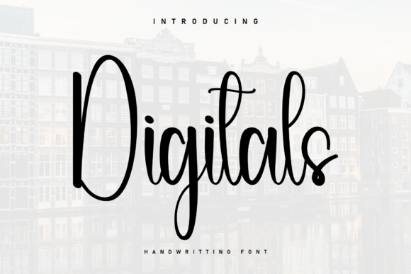 Digitals Font - Featured Image