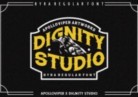 Dignity Studio Font - Featured Image