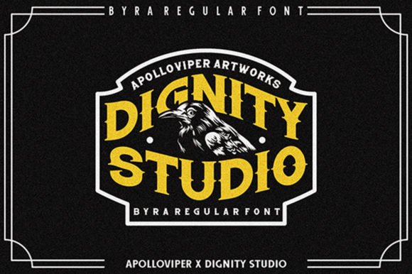 Dignity Studio Font - Featured Image