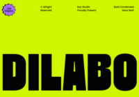 Dilabo Font - Featured Image