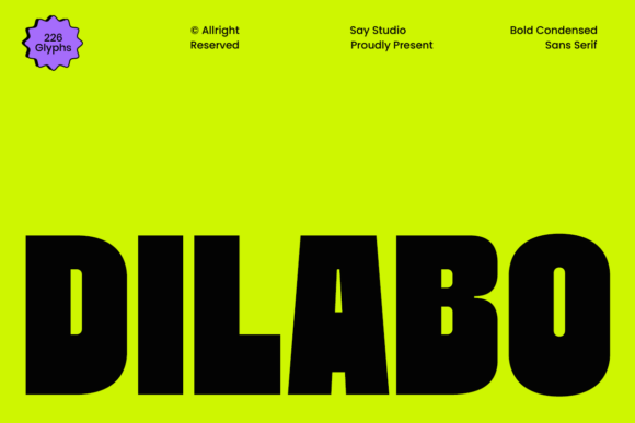 Dilabo Font - Featured Image