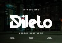 Dileto Font - Featured Image