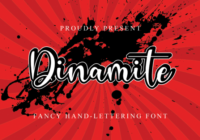Dinamite Font - Featured Image