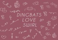 Dingbats Love Swirl Font - Featured Image
