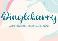 Dinglebarry Font - Featured Image