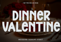 Dinner Valentine Font - Featured Image