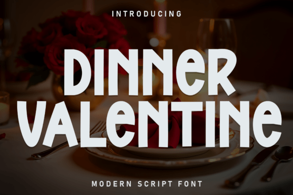 Dinner Valentine Font - Featured Image