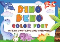 Dino Deno Font - Featured Image