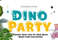 Dino Party Font - Featured Image