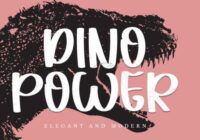 Dino Power Font - Featured Image