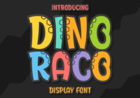 Dino Raco Font - Featured Image