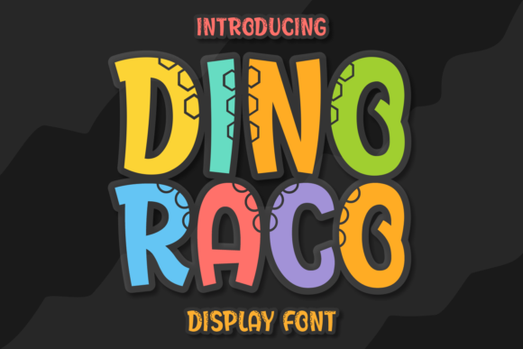 Dino Raco Font - Featured Image