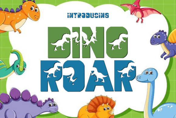 Dino Roar Font - Featured Image