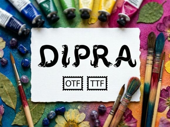 Dipra Font - Featured Image