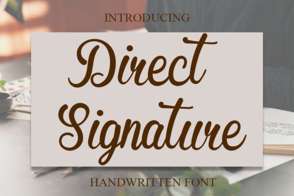 Direct Signature Font - Featured Image