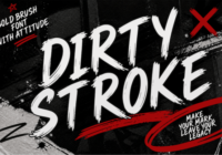 Dirty Stroke Font - Featured Image