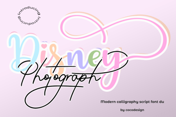 Disney Photograph Font - Featured Image
