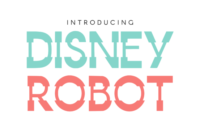 Disney Robot Font - Featured Image