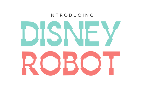Disney Robot Font - Featured Image