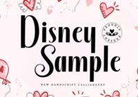 Disney Sample Font - Featured Image