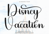 Disney Vacation Font - Featured Image