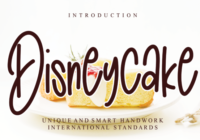 Disneycake Font - Featured Image