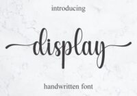 Display Font - Featured Image