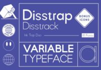Disstrap and Disstrack Font - Featured Image